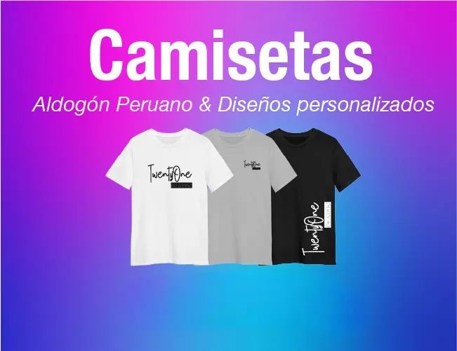 Camisetas personalizadas